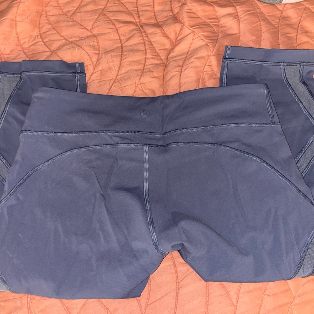 Blue Lululemon Capri Leggings